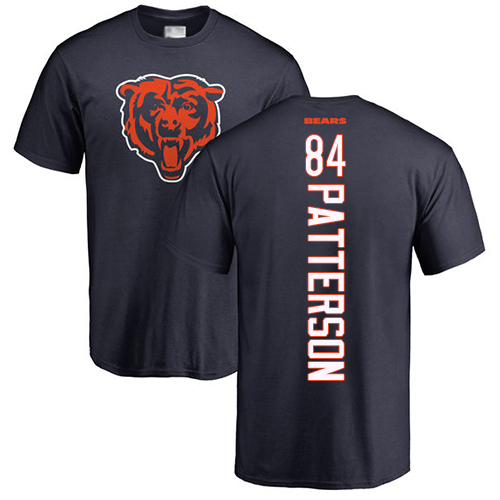 Chicago Bears Men Navy Blue Cordarrelle Patterson Backer NFL Football #84 T Shirt